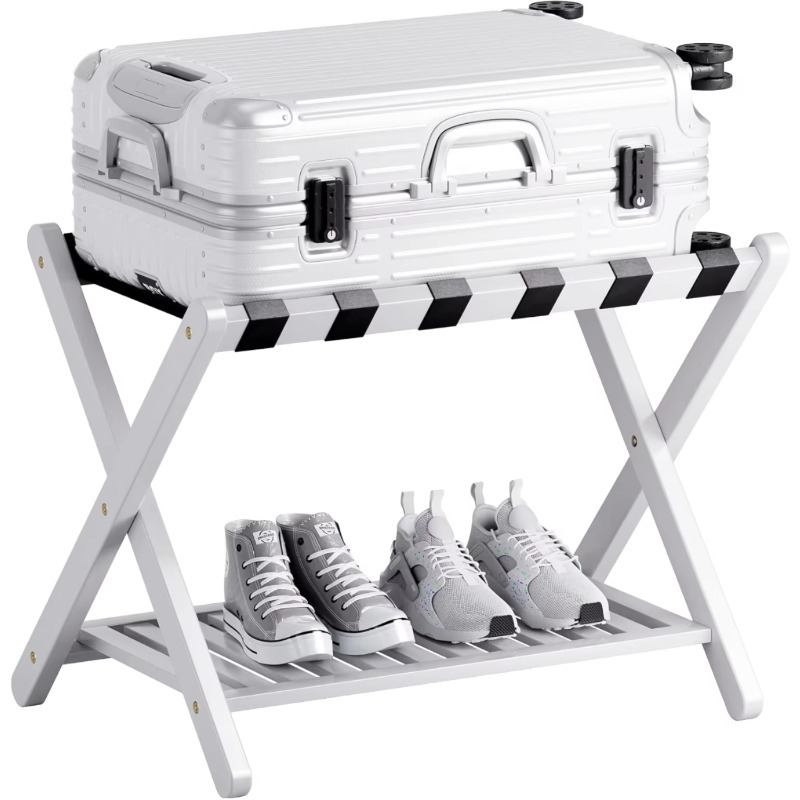 Sustainable Living Design - Moderno Supporto Doppio per Valigie Pieghevole,