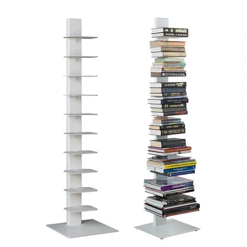 Sustainable Living Design - Libreria Angolare Modulare in Metallo Moderna